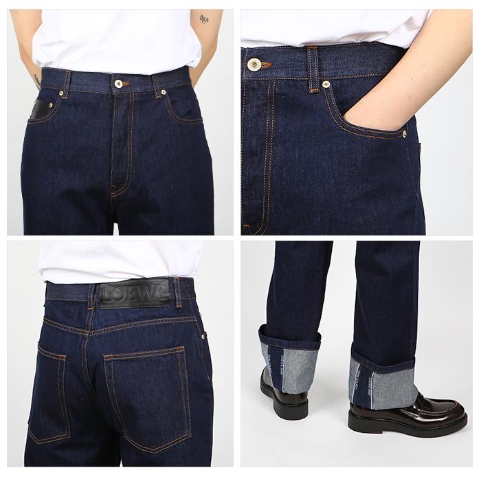 LOEWE Fisherman Denim Jeans Blue Men’s Pants