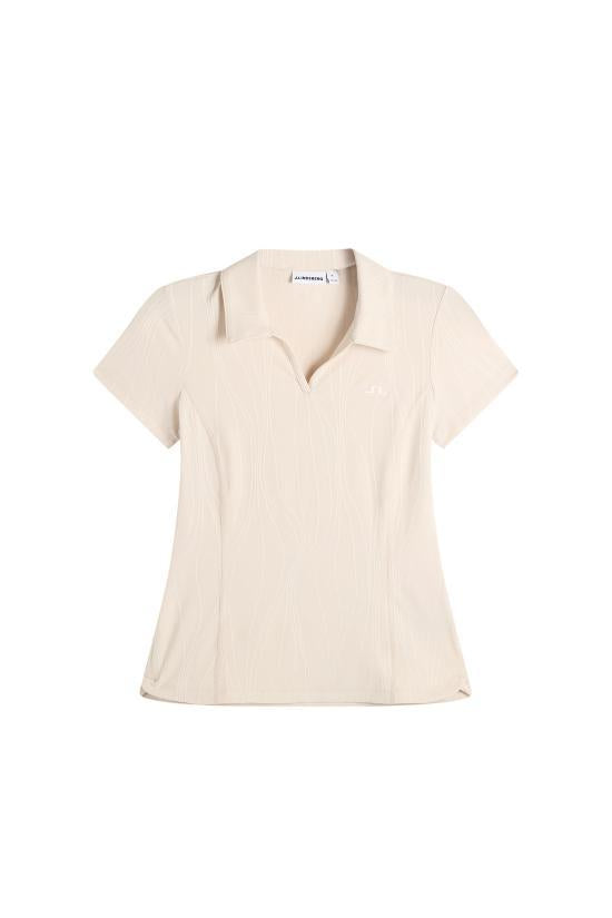 J LINDEBERG Short Sleeve T-Shirt Women’s GWJT14805U029 MOONBEAM DOM