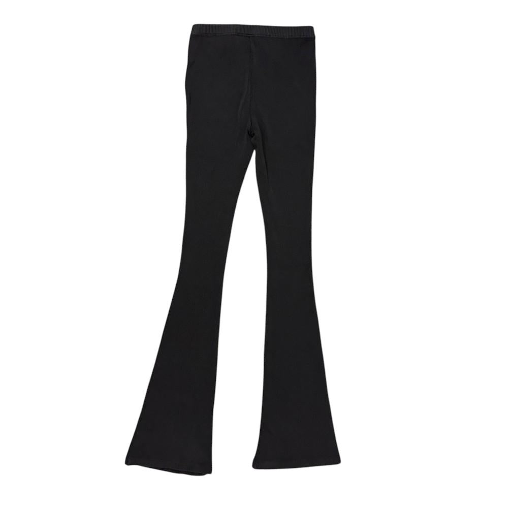 PRADA Women’s Metal Logo Black Leggings