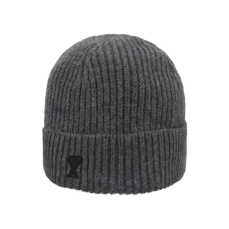 AMI Small Heart Logo Beanie Hat for Men UBO006 018 0504