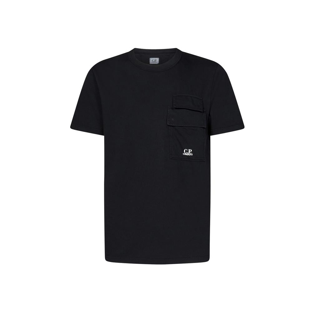 CP Company Logo Two-Pocket T-Shirt Black Men’s Top