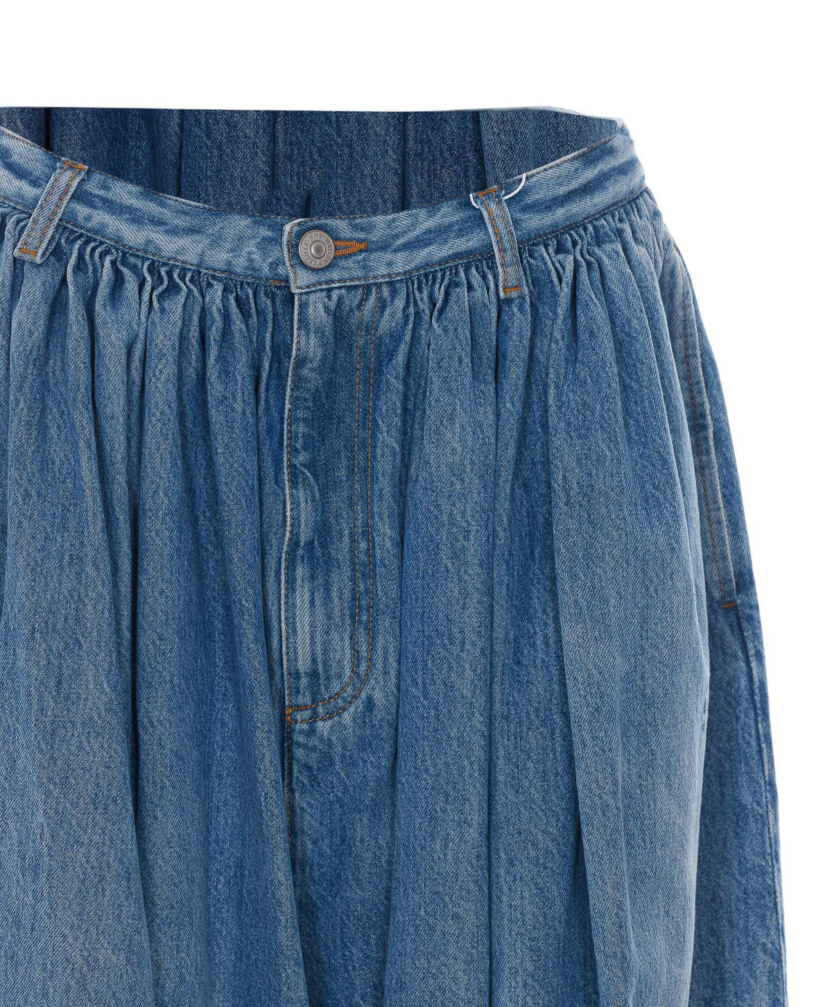Maison Margiela Black Wool Blend High-Waisted Short Shorts
