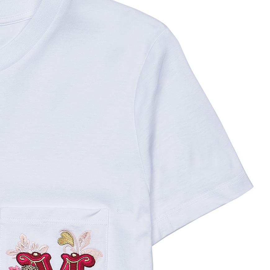 Max Mara Women’s Embroidered Pocket Jersey T-Shirt 004
