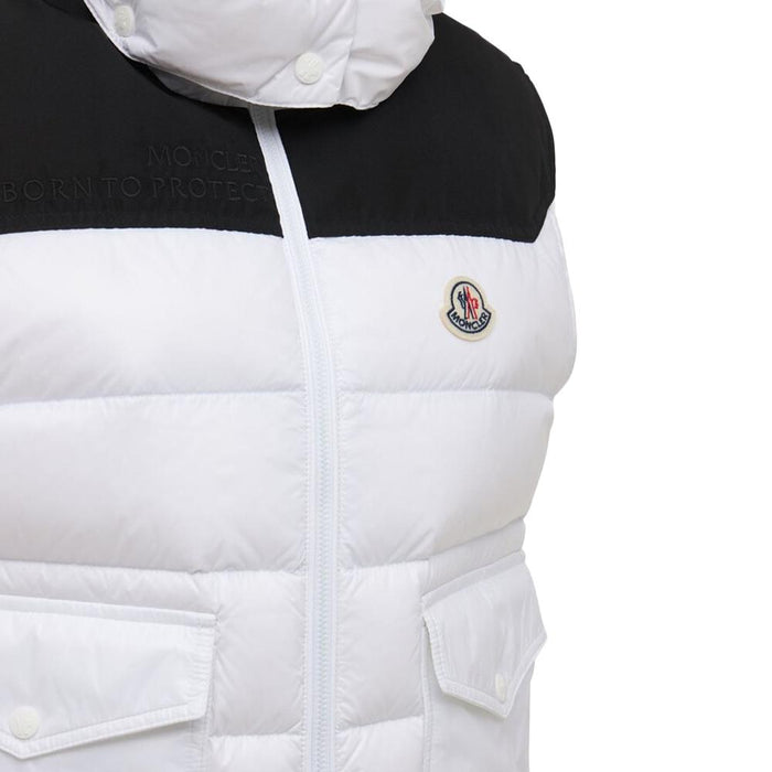 Moncler Ciboure Down Puffer Vest White Women’s Outerwear