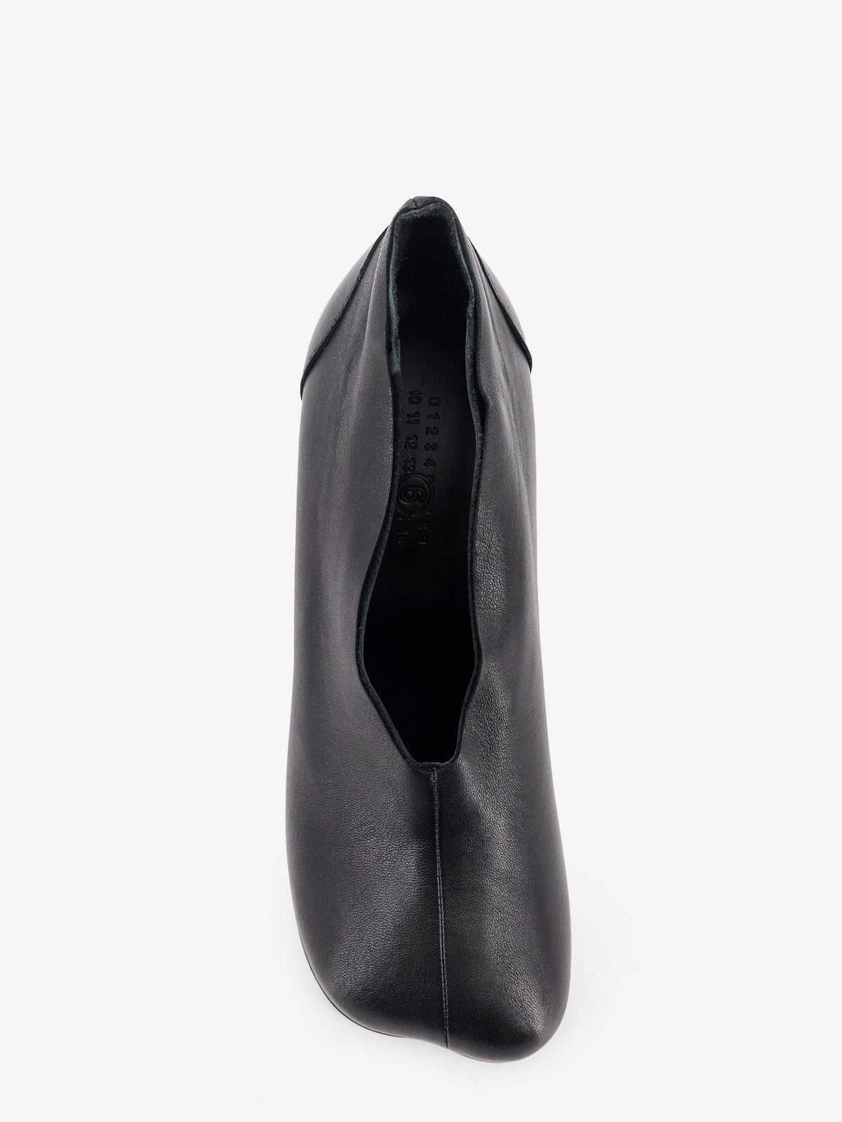 Maison Margiela Black Leather Mary Jane Pumps