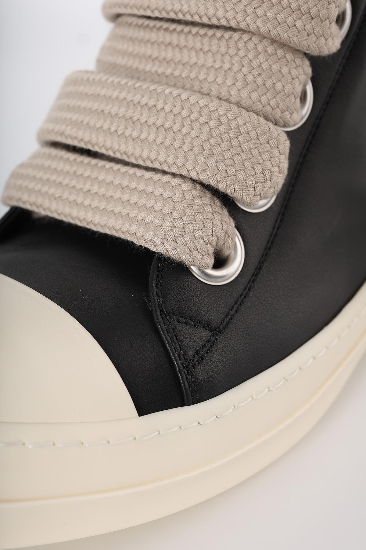 Rick Owens Jumbo Laces Rickdunk High-Top Sneakers Black Mil RU02D6892 LCOW2 9811