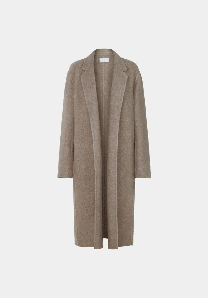 The Row Natural Phedra Cashmere Coat 8242W3201 NAR
