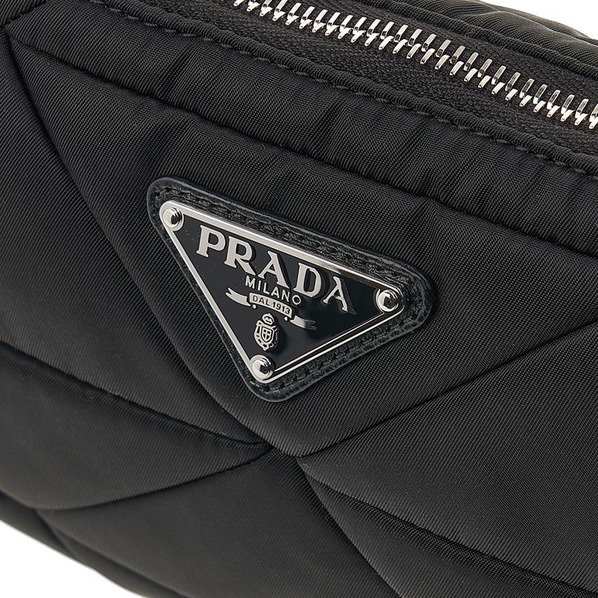 PRADA Quilted Shoulder Bag for Women 1BC237 RDJN F0002 B9O