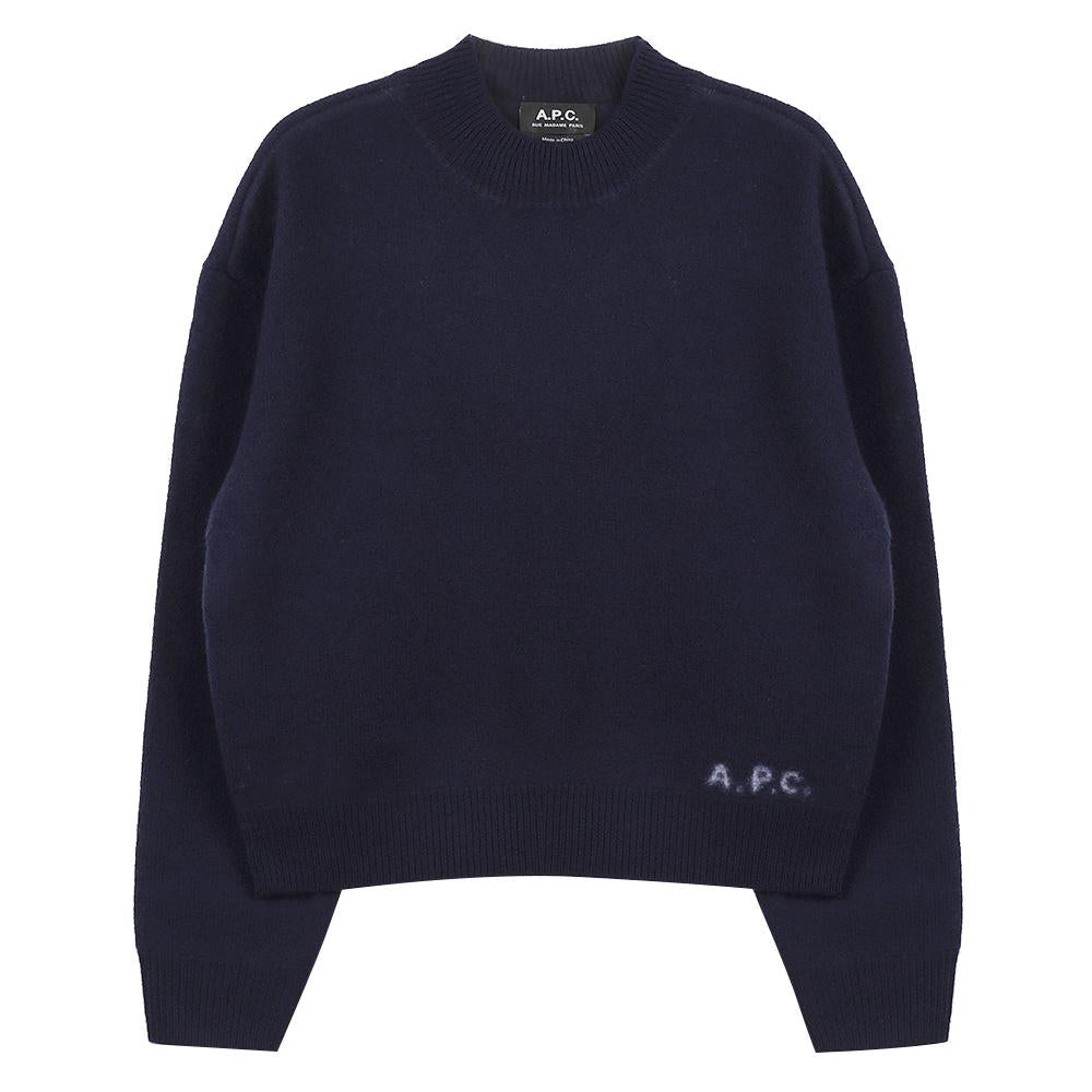 A.P.C. Esther Wool Blend Crewneck Knit Sweater for Men