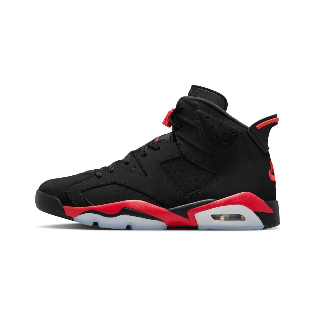 Nike Jordan 6 Retro Infrared Black High Top Sneakers for Men CT8529 001