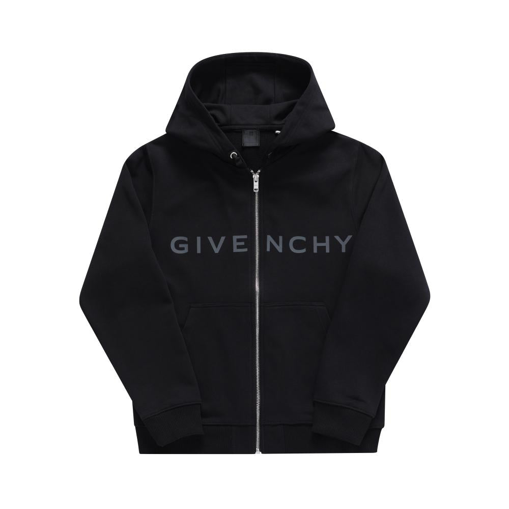 GIVENCHY Kids Zip-Up Hoodie H30703 09B