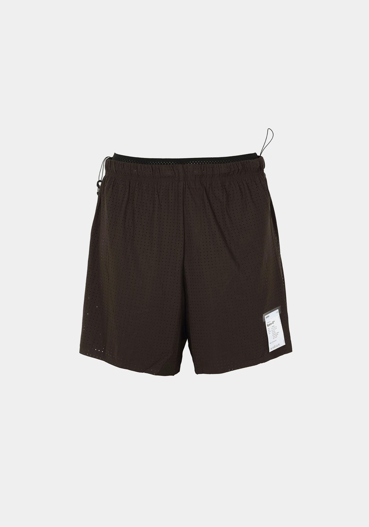 SATISFY Deep Mahogany Space-O 5" Running Shorts Men’s