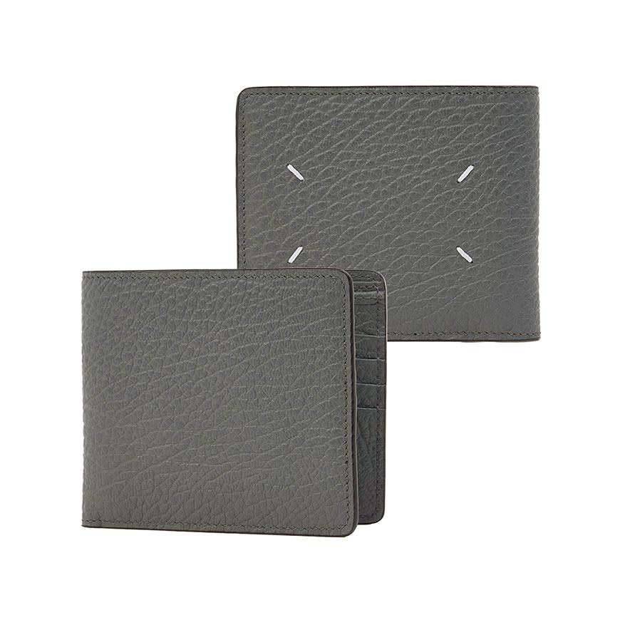 Maison Margiela Men's Signature Four-Stitch Bifold Wallet