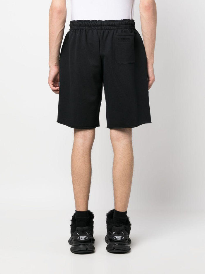 Vetements Men's Anarchy Logo Shorts UE63SP261B BK WH