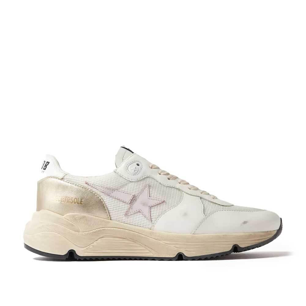 GOLDEN GOOSE Women’s Running Sole Low Top Sneakers White Leather