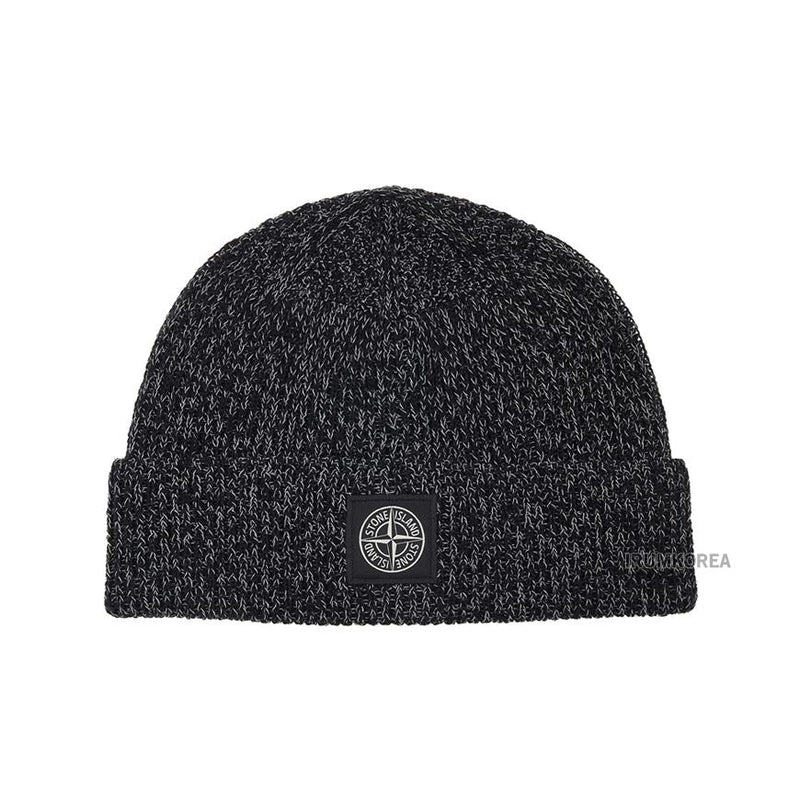 STONE ISLAND Unisex Knit Reflective Beanie K2S15N100001 S00L3 V0M29