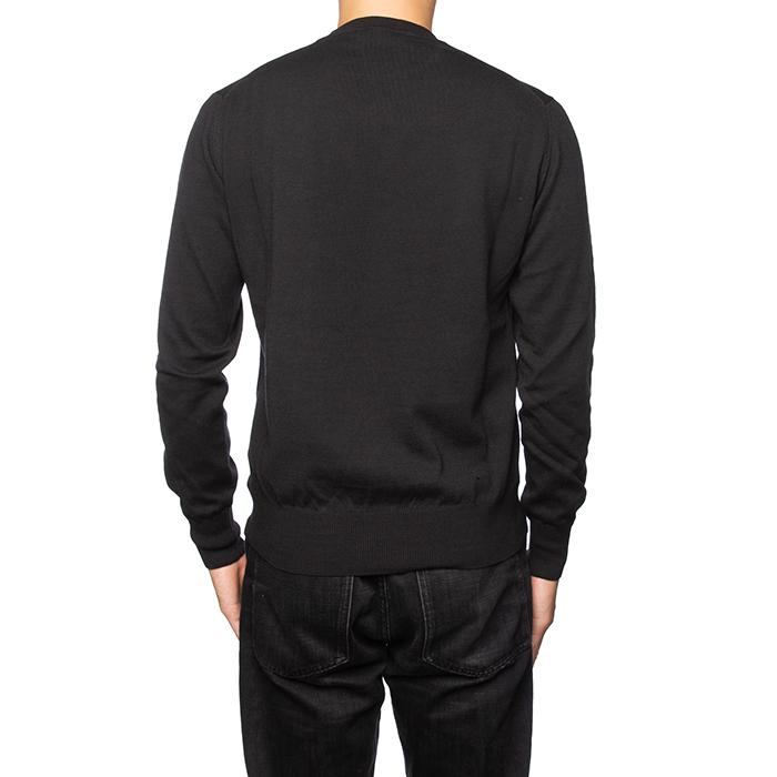 Vivienne Westwood Men’s Black Crew Neck Knit Sweater