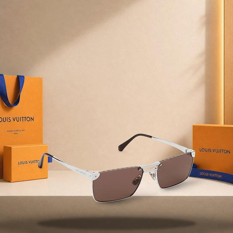 Louis Vuitton Heritage Metal Low Square Sunglasses Square Frame Z3240U