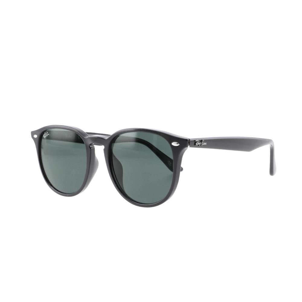 Ray Ban Square Asian Fit Sunglasses Black Green Lens Men