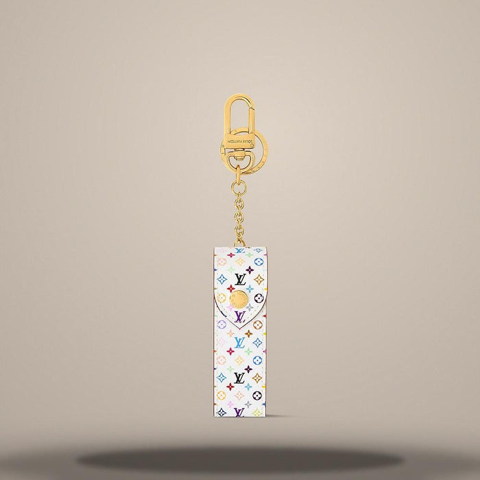 Louis Vuitton Multicolor LV x TM Lipstick Case Keyring M03738