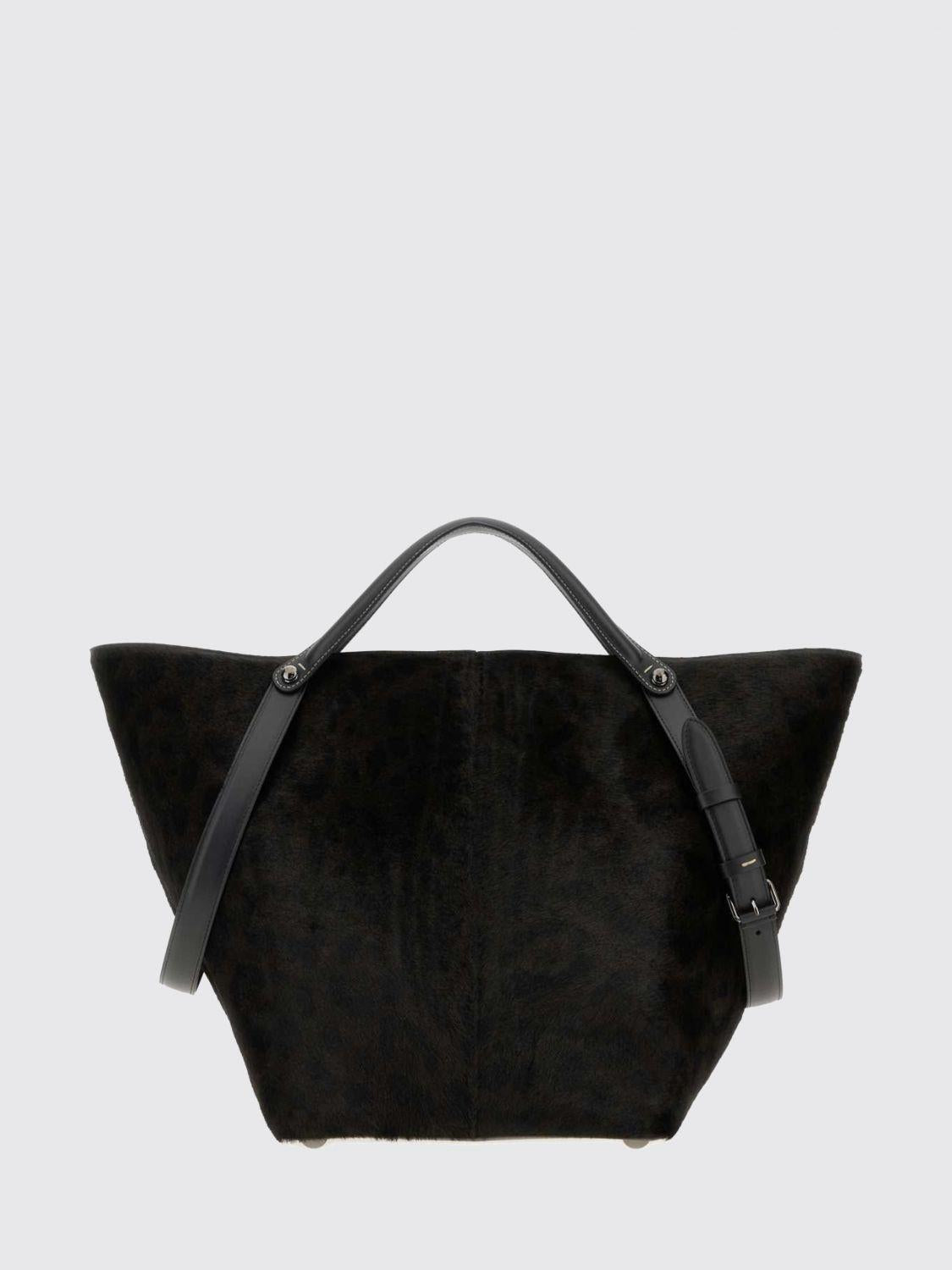 Maison Margiela Leather Tote Bag Brown