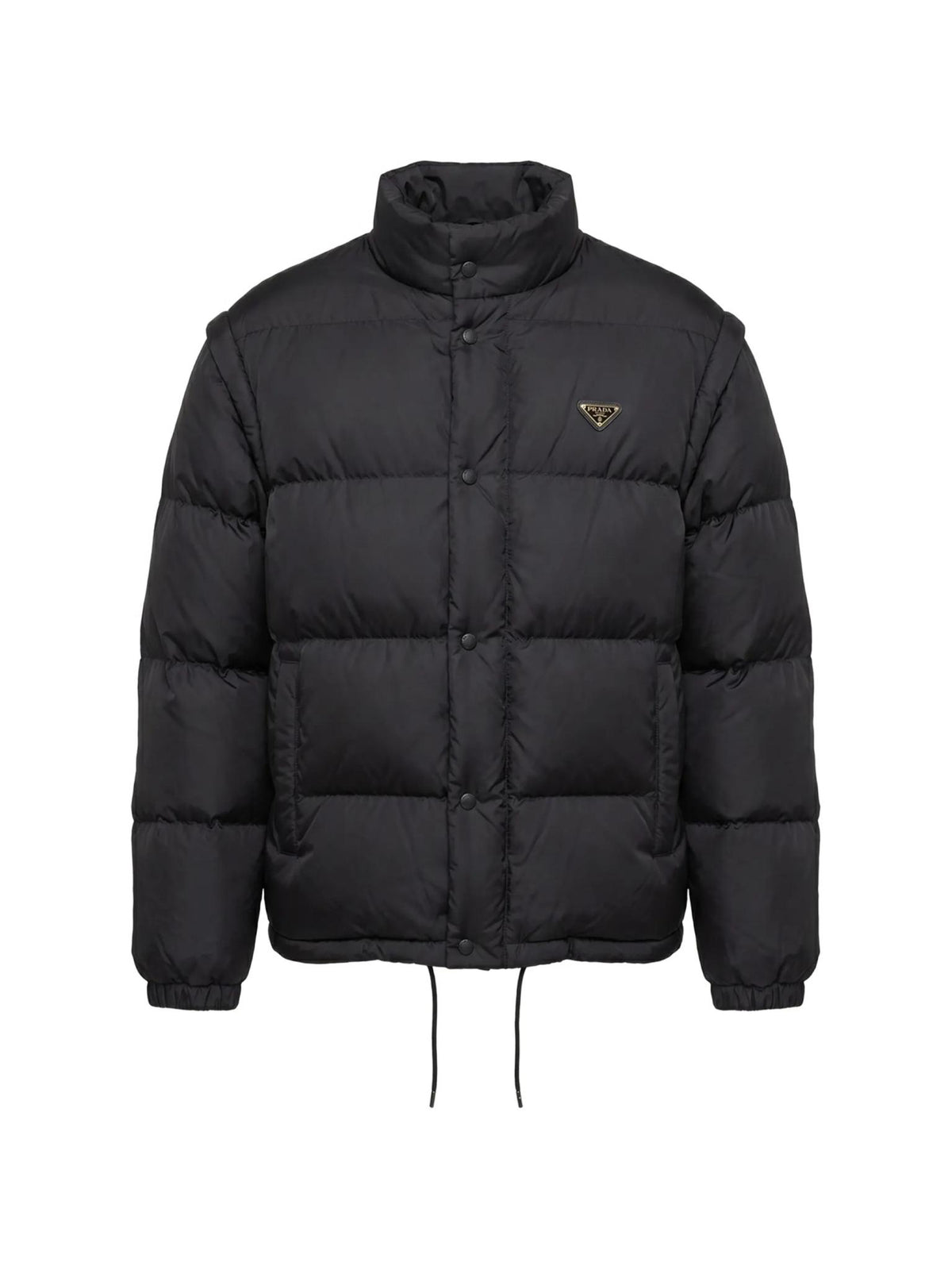 PRADA Black Nylon Down Puffer Jacket for Men