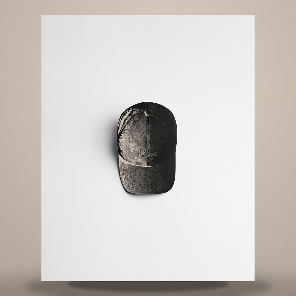 DIOR Black Cotton Canvas CRAFTY Cap 693C913A3175 C989
