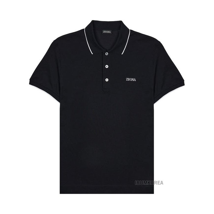 Zegna Men’s Stretch Polo T-Shirt E7358A5 B746 K09