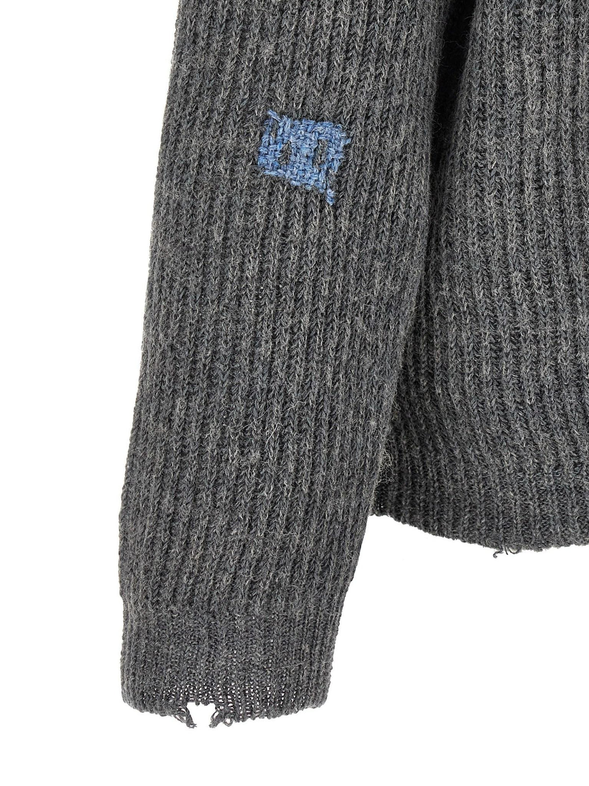 Maison Margiela Black Wool Turtleneck Sweater for Men