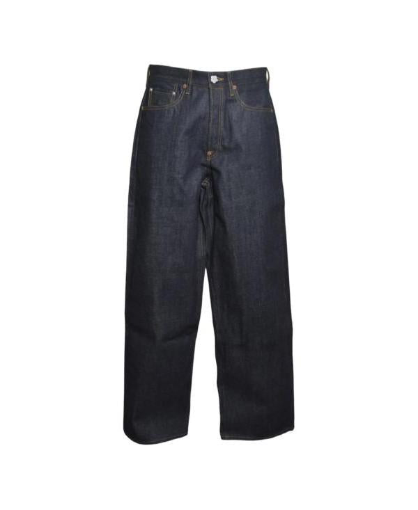 KENZO Turn-Up Wide Leg Denim Jeans