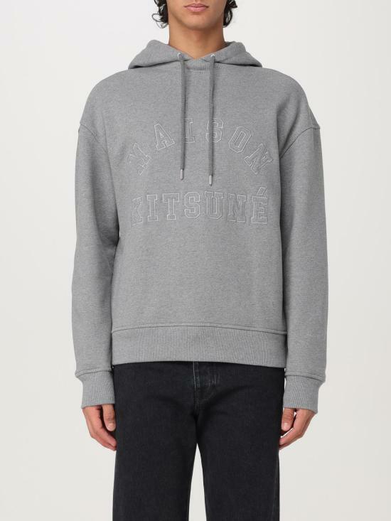 Maison Kitsune Varsity Logo Hoodie Men’s Pullover Sweatshirt NM00702 KM0326 H131