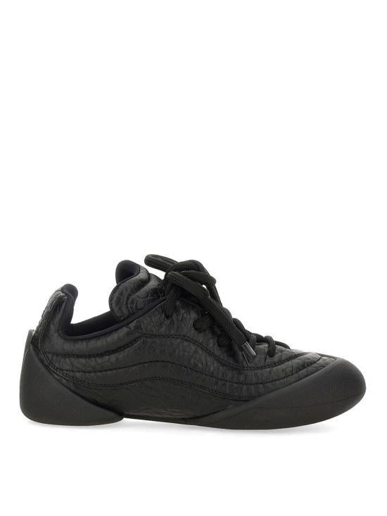 Alexander Mcqueen Black Flexion Trainer Low-Top Sneakers 808181 WHABE 1000