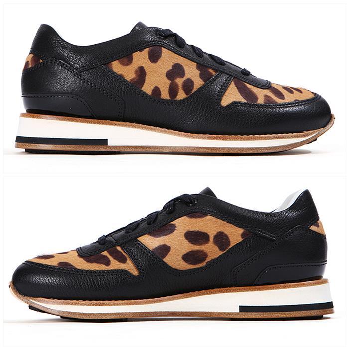 Lanvin Leopard Print Women’s Low-Top Sneakers KAMA A15 6510