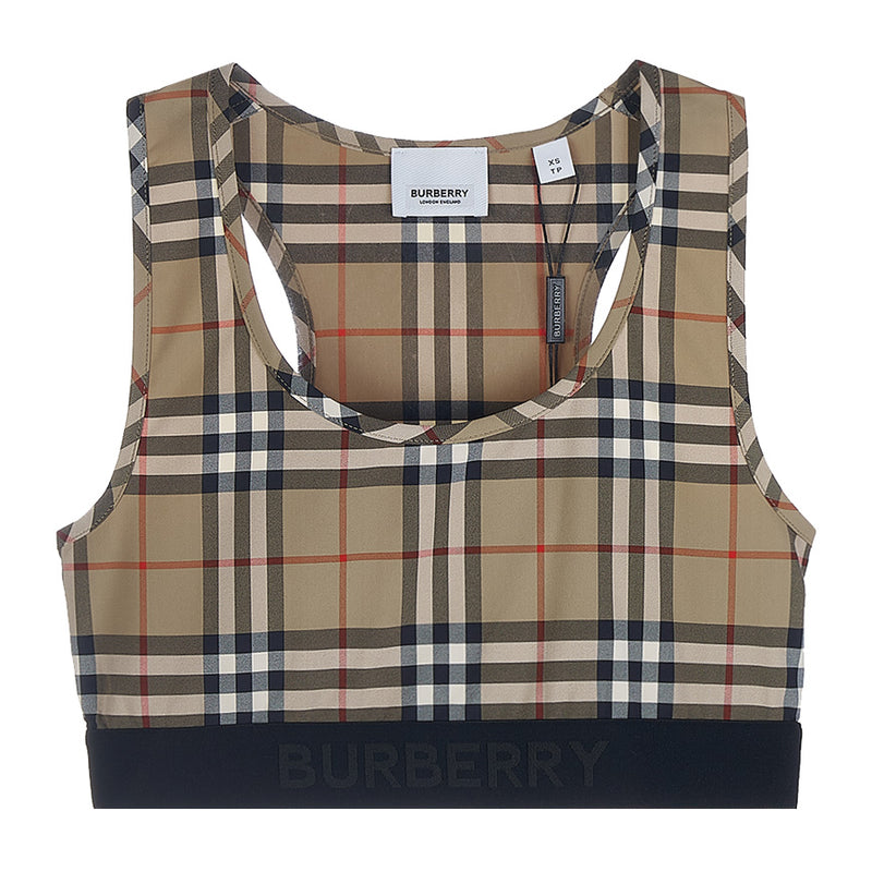 BURBERRY Vintage Check Women's Bra Top 8049477 W DALBY LT A7028 2