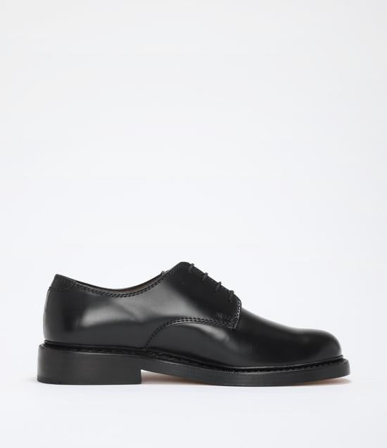 OUR LEGACY Uniform Parade Leather Derby Shoes M1937UPBL BLACK DOM