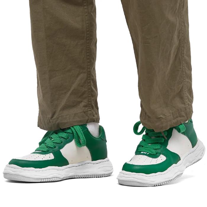 Maison Margiela Green Wayne OG Sole Low-Top Sneakers