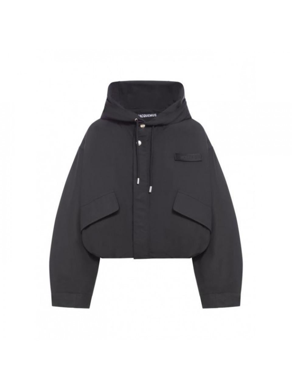 JACQUEMUS Caraco Cropped Hooded Parka Jacket 241CO058 1517 990