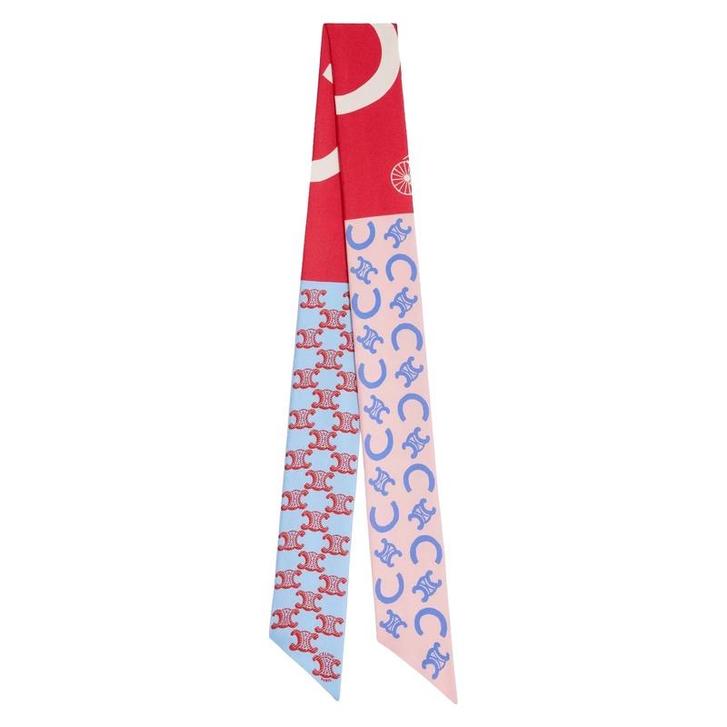 CELINE Lavallière Silk Scarf