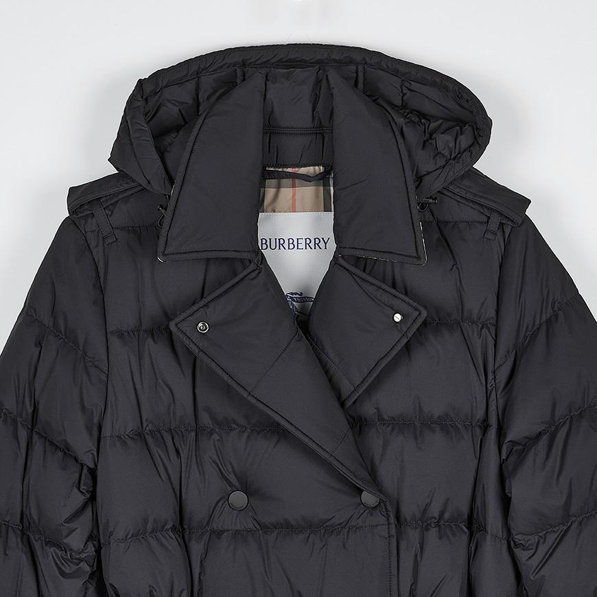 BURBERRY Women’s Mid-Length Hooded Down Puffer Jacket 8110313 W KENT A1189