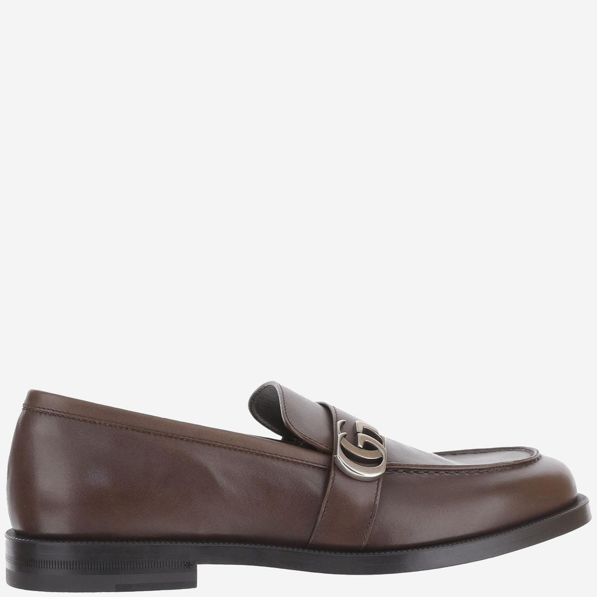GUCCI Black Leather Loafers