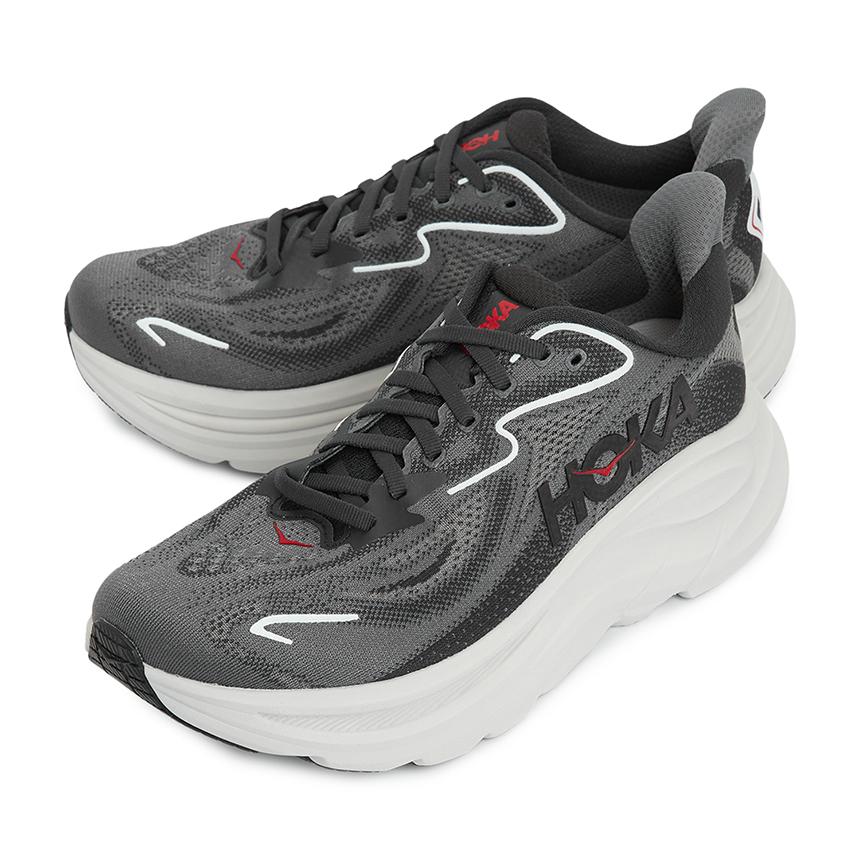 HOKA Clifton 10 Men’s Running Shoes Low-Top Sneakers CCKS Width D