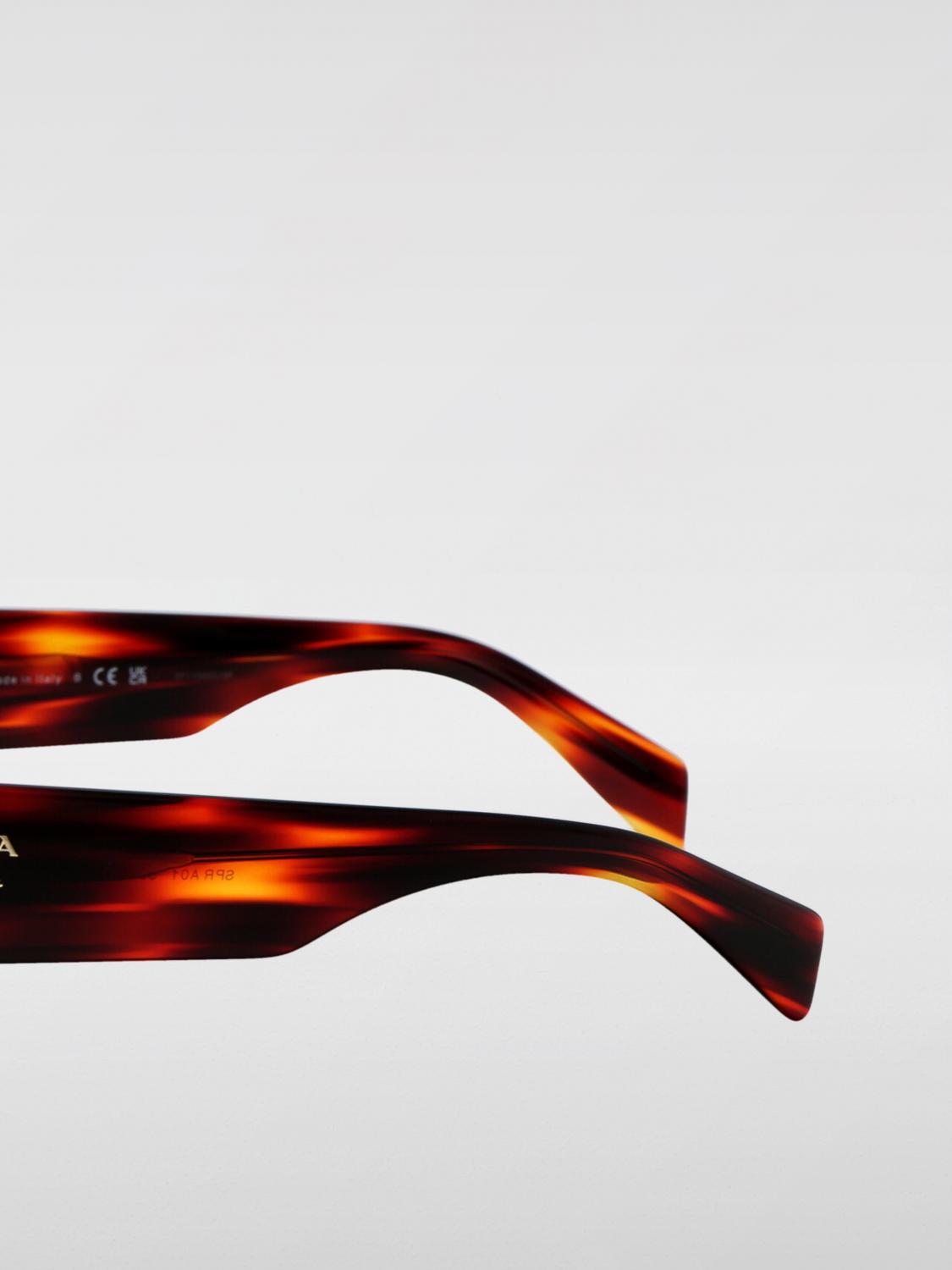 PRADA Black Acetate Cat-Eye Sunglasses
