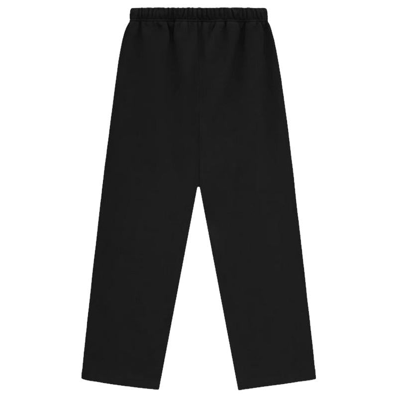 Fear of God Essentials Fleece Big Logo Relaxed Sweatpants Dark Heather Black