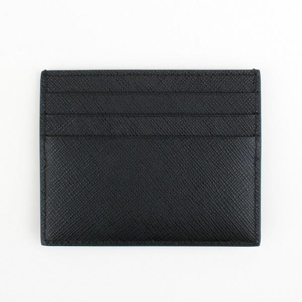 PRADA Saffiano Leather Metal Logo Card Holder