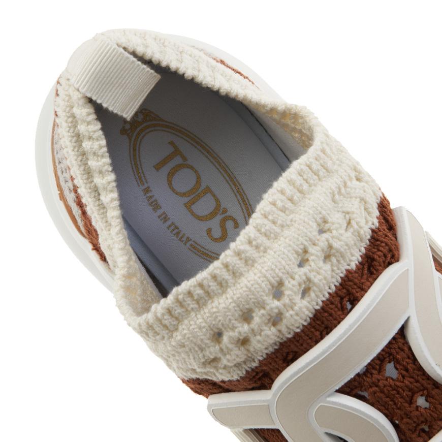Tods Women’s Run Canvas Low-Top Sneakers XXW54C0IJ30TK7 YYF1