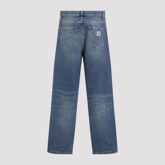 CARHARTT WIP Blue Denim Jeans Men’s Pants