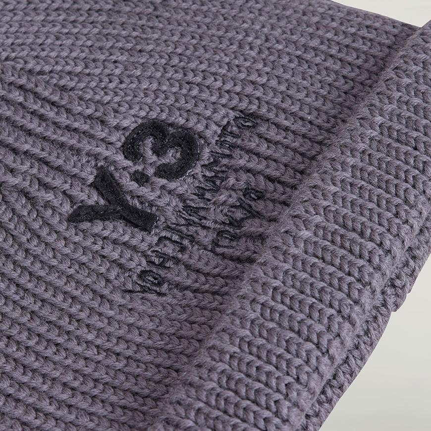 Y-3 Unisex Chunky Knit Beanie JX8309 GRANIT