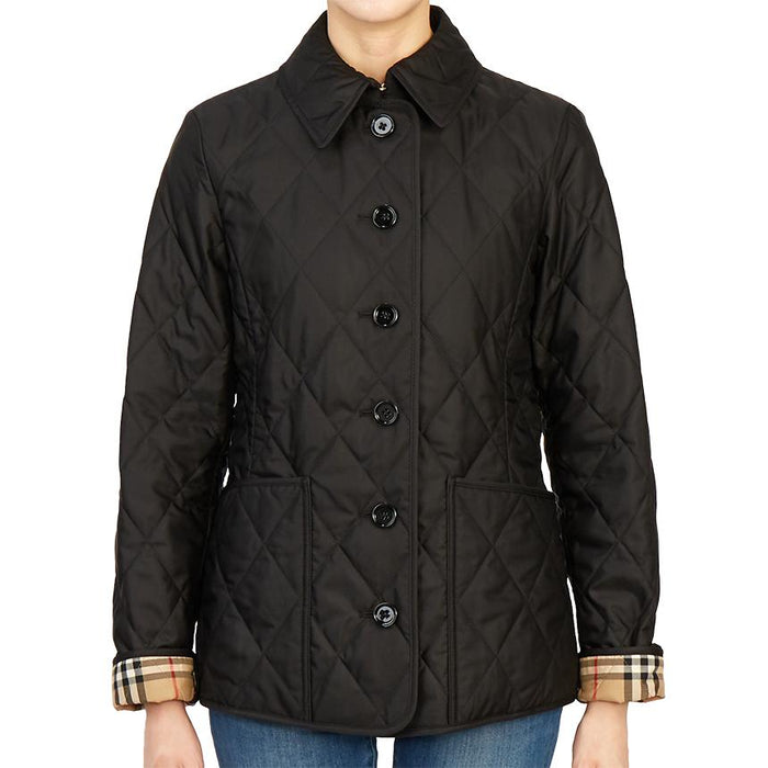 BURBERRY Diamond Quilted Women’s Jacket Black