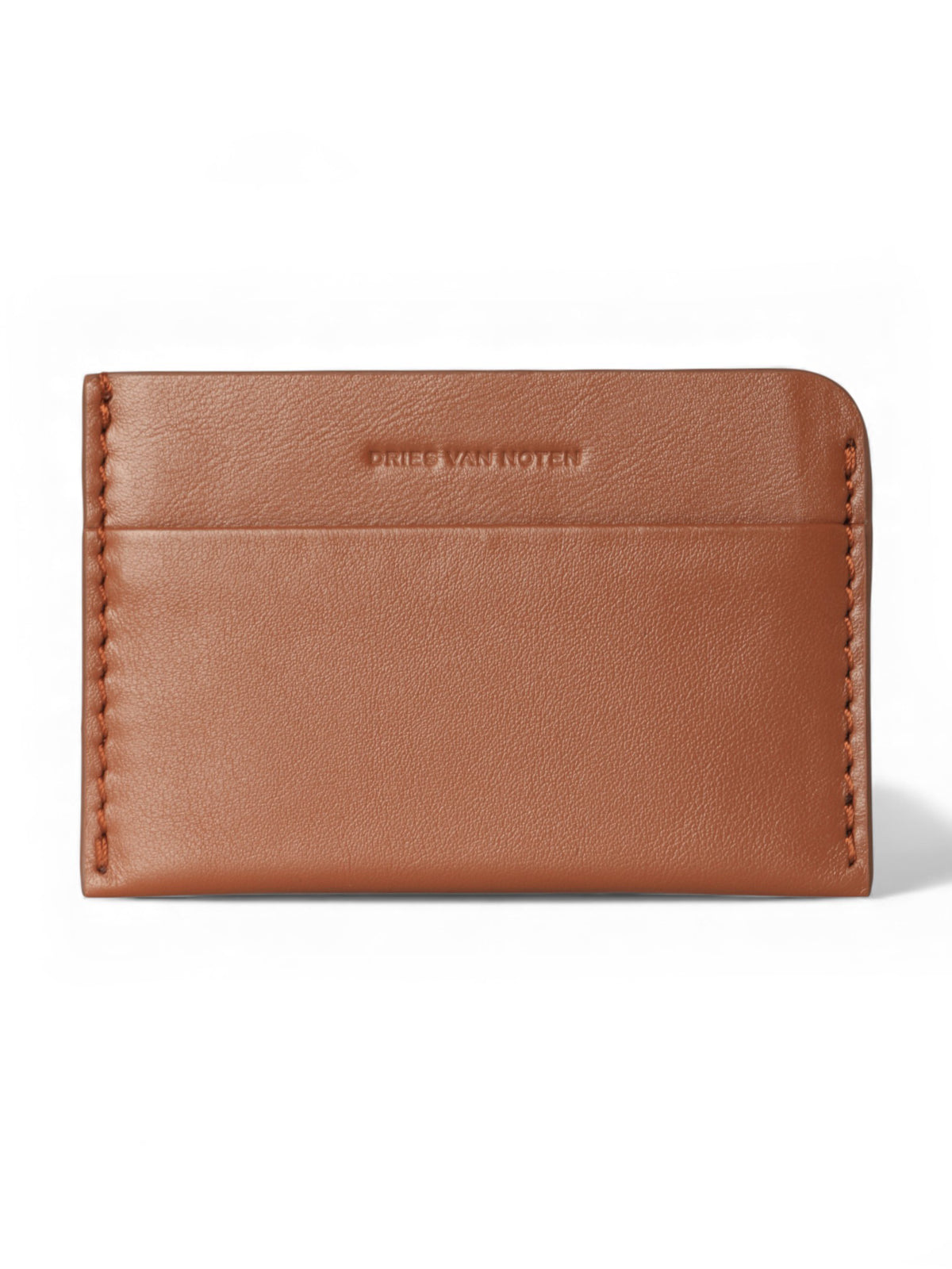 Dries Van Noten Tan Leather Card Case Cardholder 242 022100 199 712