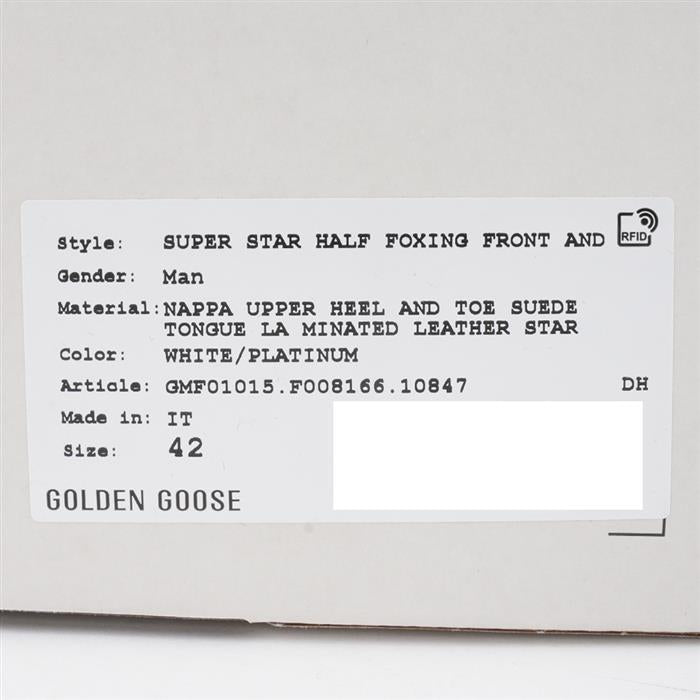 GOLDEN GOOSE Superstar Low-Top Sneakers White Leather Men’s
